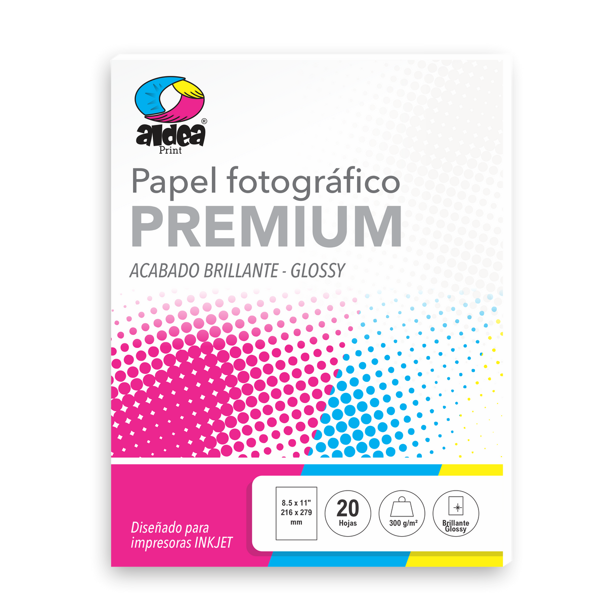 Papel fotográfico glossy brillante CARTA