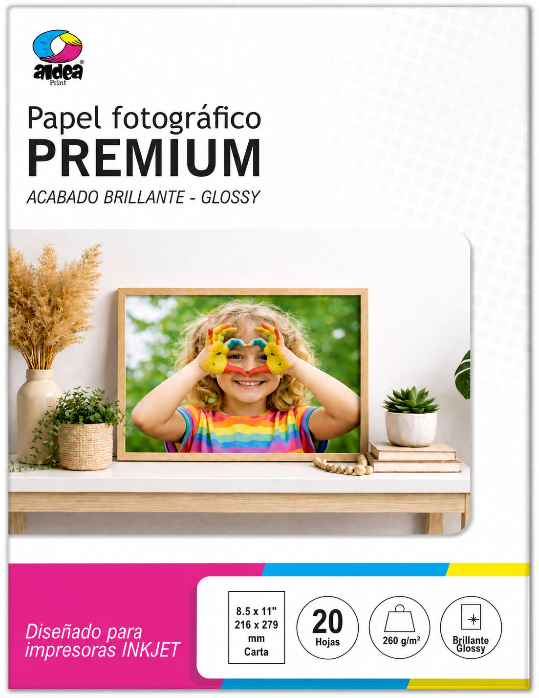 Papel fotográfico glossy brillante CARTA
