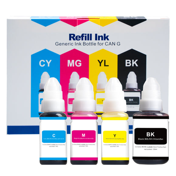 MAYOREO Caja con 64 tintas compatibles con Canon Gi-190