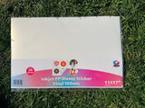 Vinil PP Adhesivo Imprimible Blanco Glossy Brillante Tabloide 11x17