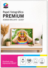 Papel fotográfico glossy brillante A4