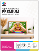 Papel fotográfico glossy brillante CARTA