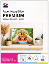 Papel fotográfico glossy brillante CARTA