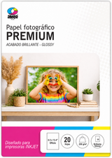 Papel fotográfico glossy brillante OFICIO