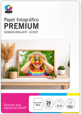 Papel fotográfico glossy brillante OFICIO