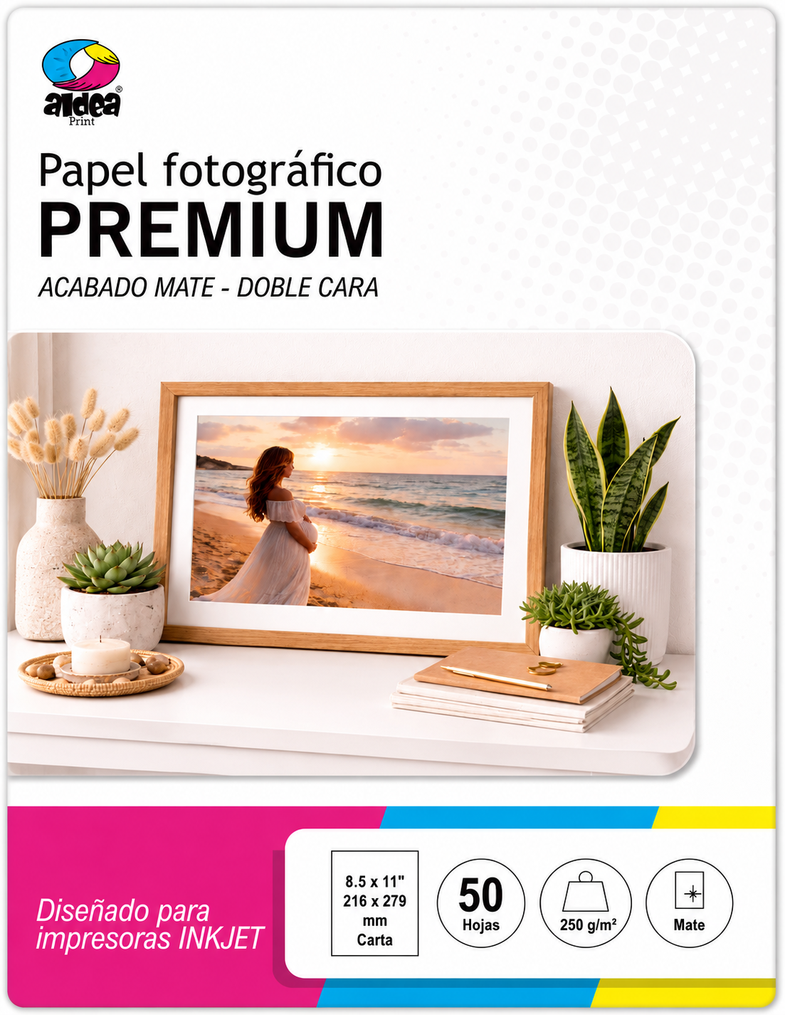 Papel fotográfico mate doble cara CARTA