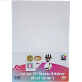 Vinil PP Adhesivo Imprimible Mate A4