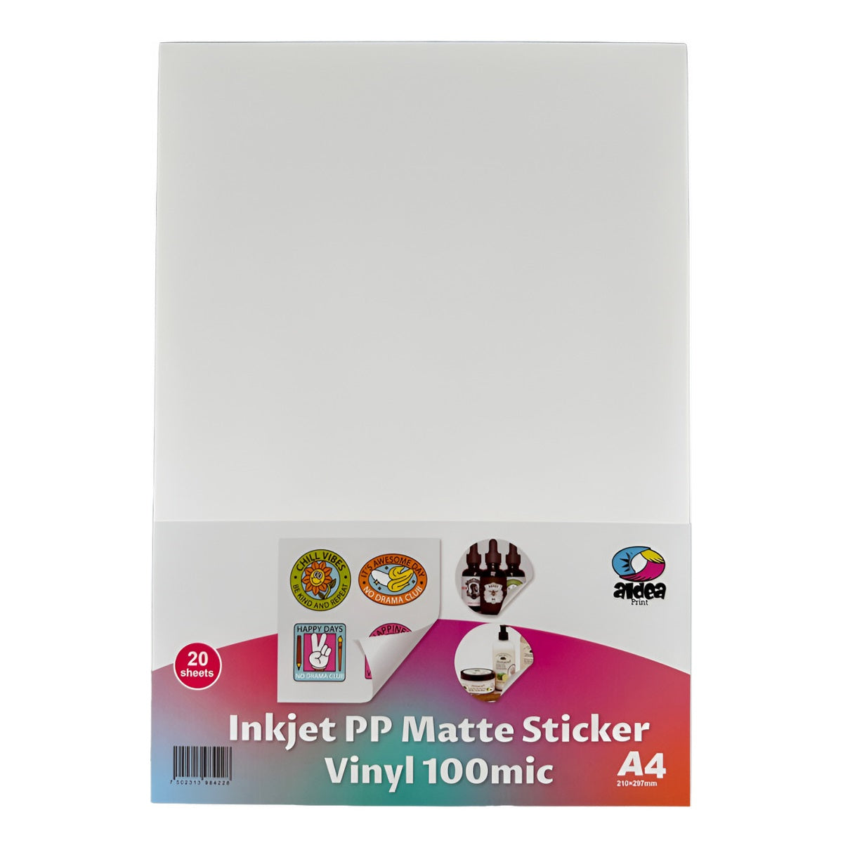 Vinil PP Adhesivo Imprimible Mate A4