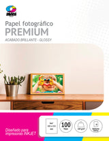 Papel fotográfico glossy brillante 4x6